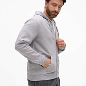 Толстовка унисекс Stone, серый меланж