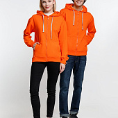Толстовка на молнии с капюшоном Siverga, оранжевая