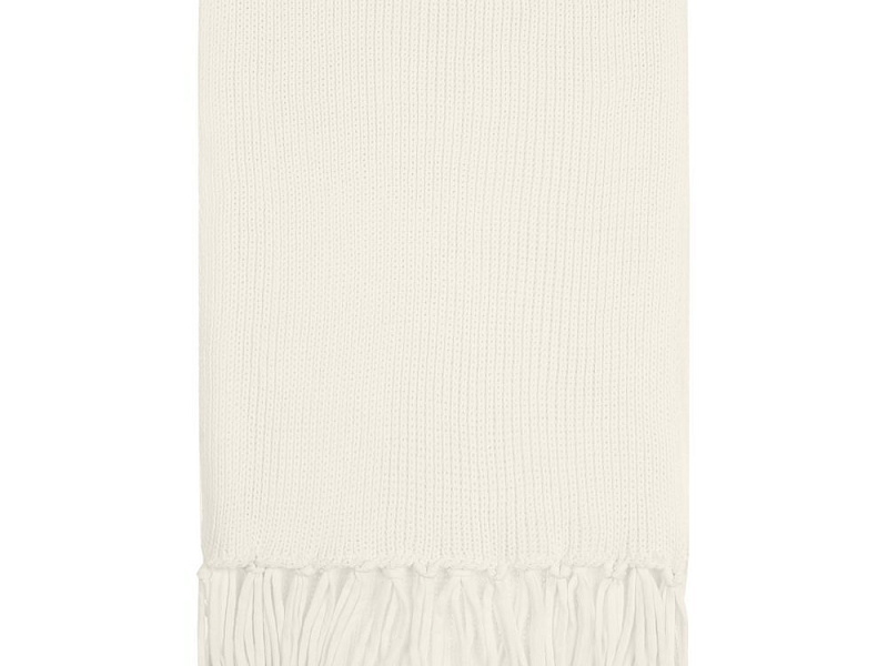 Шарф Flette, белый (молочный)