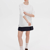 Лонгслив унисекс Siluetti Fuori, молочно-белый