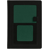 Ежедневник Mobile на заказ, недатированный, черно-зеленый