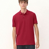 Рубашка поло унисекс Pacific, светло-розовая