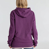 Толстовка с капюшоном унисекс Hoodie, фиолетовый меланж