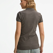 Рубашка поло женская Brandy Women, темно-серая с белым