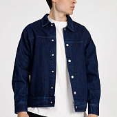 Куртка джинсовая O1, темно-синяя