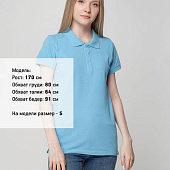 Рубашка поло женская Virma Lady, голубая