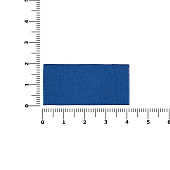 Лейбл тканевый Epsilon, XXS, синий