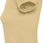 Рубашка поло женская People 210, бежевая