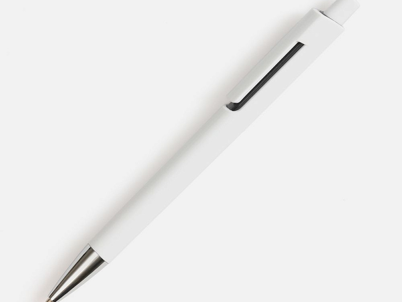 Ручка шариковая Dominanta, белая с черным