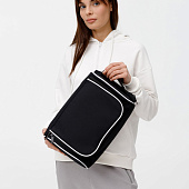 Сумка для обуви Equipex, черная с белым