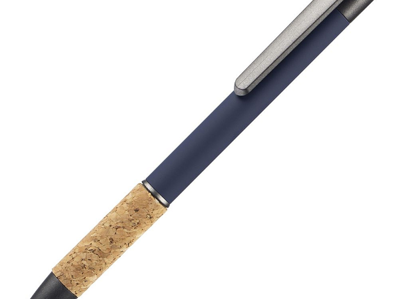 Ручка шариковая Cork, синяя