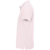 Рубашка поло унисекс Pacific, светло-розовая