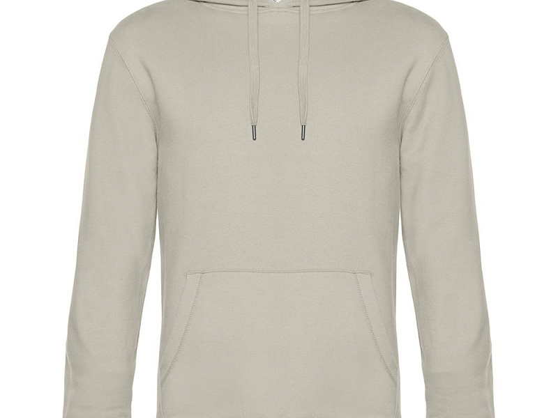 Толстовка с капюшоном унисекс King, дымчато-серая