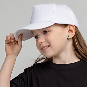 Бейсболка детская Standard Kids, белая