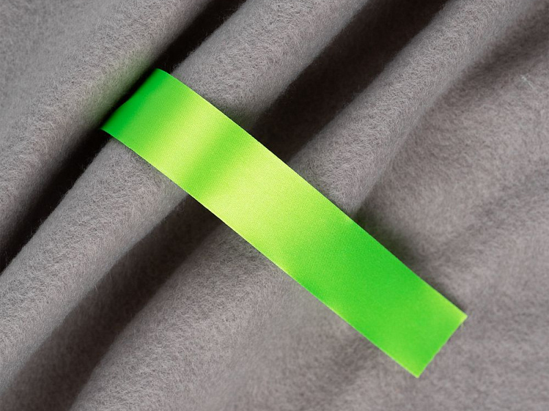 Лента сатиновая Satin 20 S, зеленый неон, 20 см