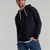 Толстовка с капюшоном Unit Kirenga, темно-синяя