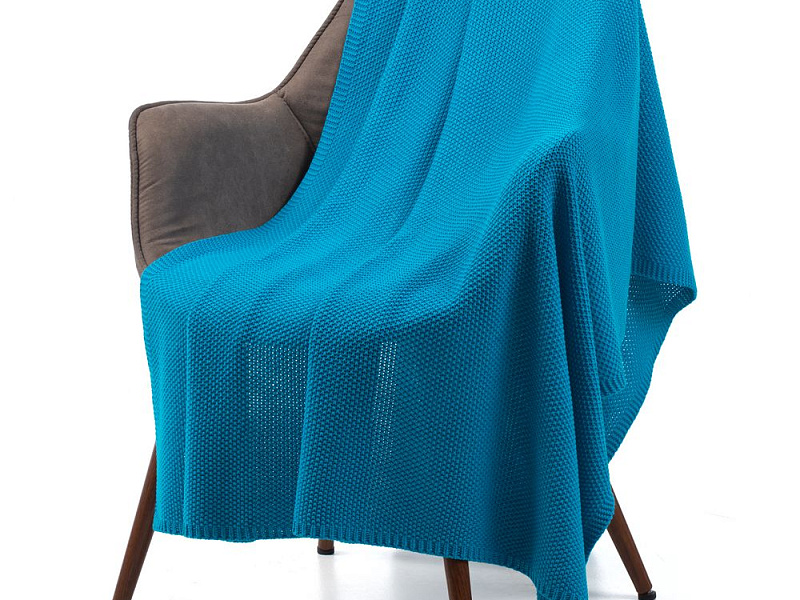 Плед Longview, бирюзовый