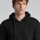 Толстовка на молнии с капюшоном Siverga Heavy 2.0, черная