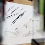 Вечная ручка Aero, темно-серая