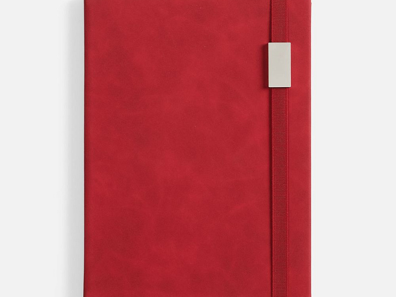 Ежедневник Urban Metal, недатированный, красный