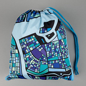 Дождевик-пончо AquaStop взрослый на заказ, разноцветный, единый размер