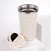 Смарт-стакан с заменяемой батареей tellMug, ver.2, молочно-белый