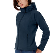 Куртка женская Hooded Softshell черная
