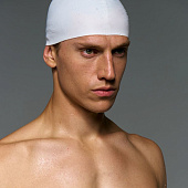 Шапочка для плавания Aquasana, белая