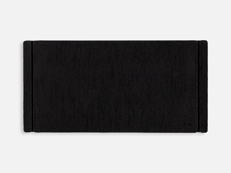 Лейбл из ПВХ Dzeta, XS, черный