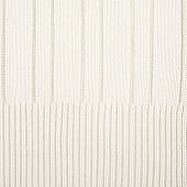 Шарф Knit Beat, белый (молочный)