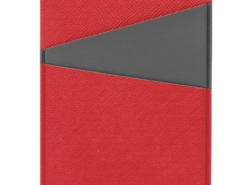 Картхолдер Dual, серо-красный