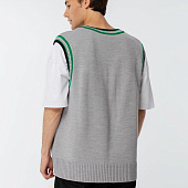 Жилет оверсайз унисекс Cornell в сумке, светло-серый