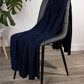 Плед Rombus, темно-синий (сапфир)