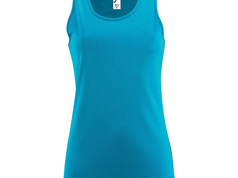 Майка женская Sporty TT Women, ярко-бирюзовая