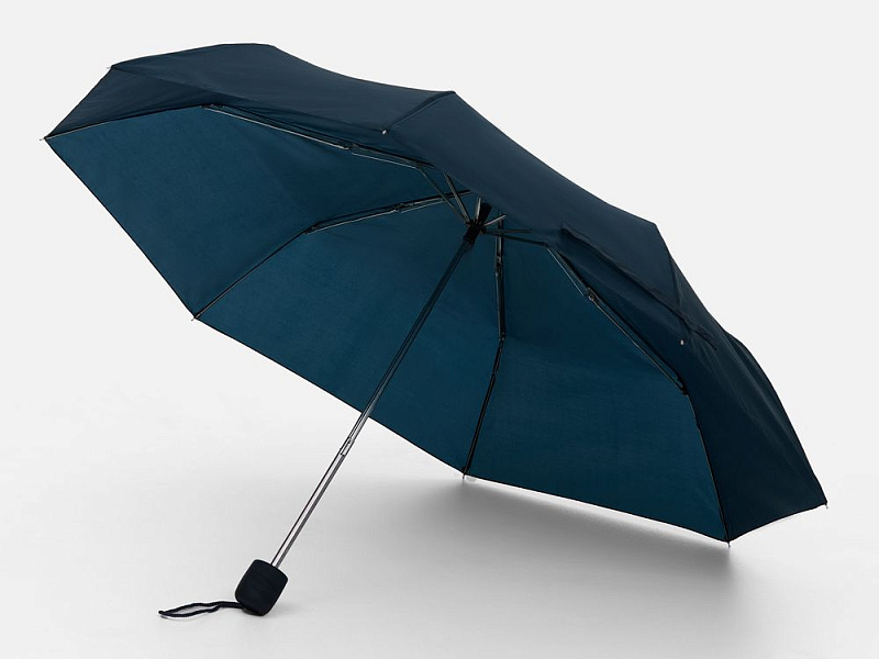 Зонт складной Basic, темно-синий