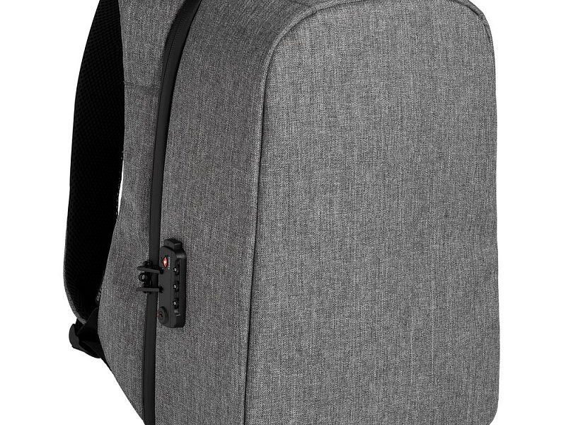 Рюкзак с потайным карманом inGreed, серый