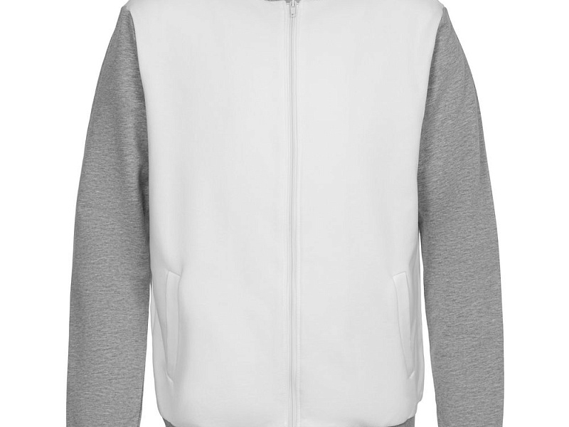 Бомбер College, молочно-белый