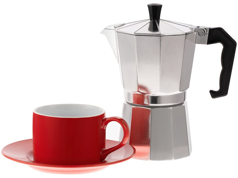 Набор для кофе Clio, красный