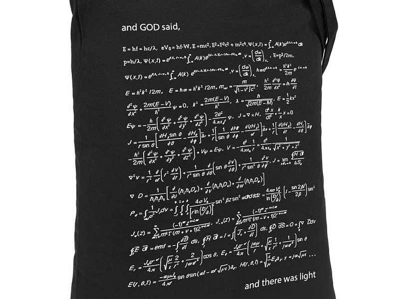 Холщовая сумка «Да будет свет», с люминесцентным принтом