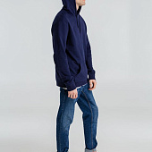 Толстовка с капюшоном унисекс Hoodie, темно-синяя