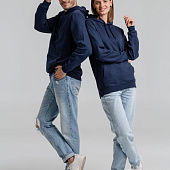 Толстовка с капюшоном Snake II темно-синяя