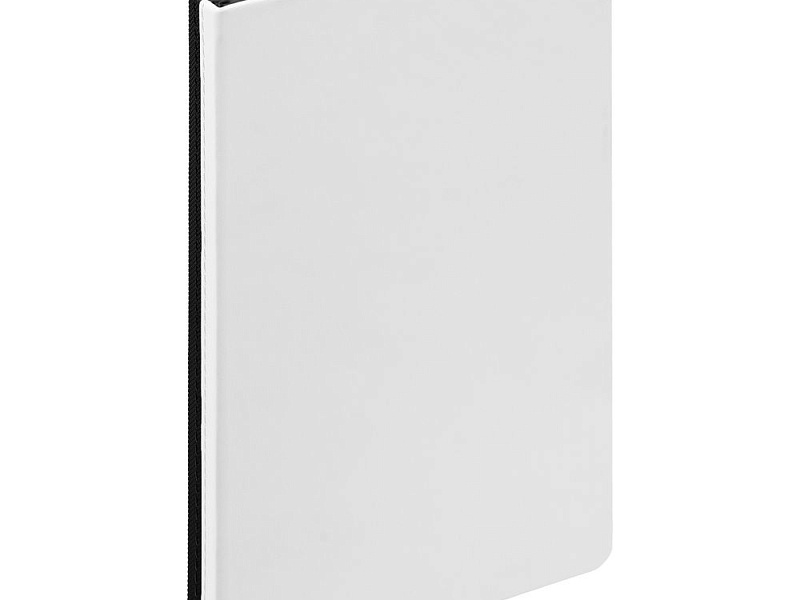 Ежедневник Duplex, недатированный, белый с черным