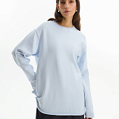 Лонгслив унисекс Siluetti Fuori, светло-голубой