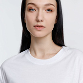 Футболка унисекс с длинным рукавом Pioneer LSL, белая