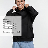 Худи оверсайз Kulonga Comfort Heavy, черное