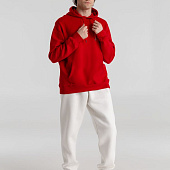 Толстовка с капюшоном унисекс King, красная