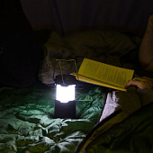 Кемпинговый фонарь с имитацией пламени Lindau Flame, черный