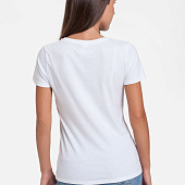 Футболка женская «Смотри вглубь», белая