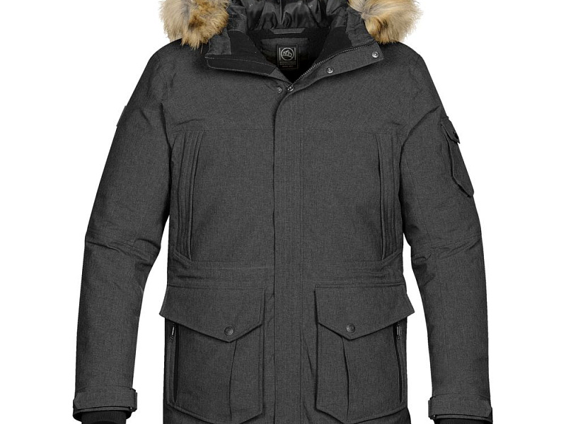 Парка мужская Explorer, серый меланж