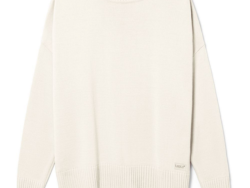 Джемпер оверсайз унисекс Stated в сумке, белый (молочный)